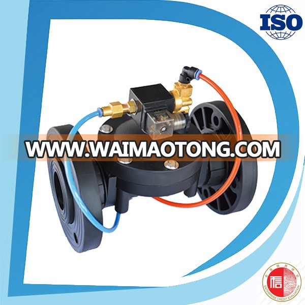 Plastic Black 2 Way 2 Position Valve with Ball Valve