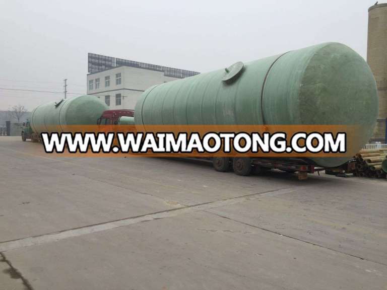 Corrision Resistance FRP Waste Water Storage Tank Vessel