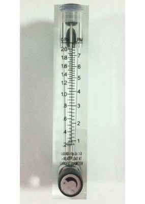 Acrylic Panel Type Flow Meter for Water/Gas/Air PT or NPT 1/2