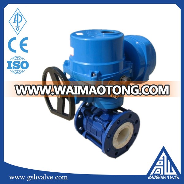 Acid resistance electric Ceramic Ball Valve