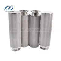 sintered mesh filter element for removing impurities in coal mine